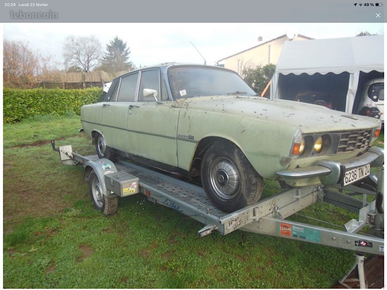 Rover P6 2200 TC pour pièces