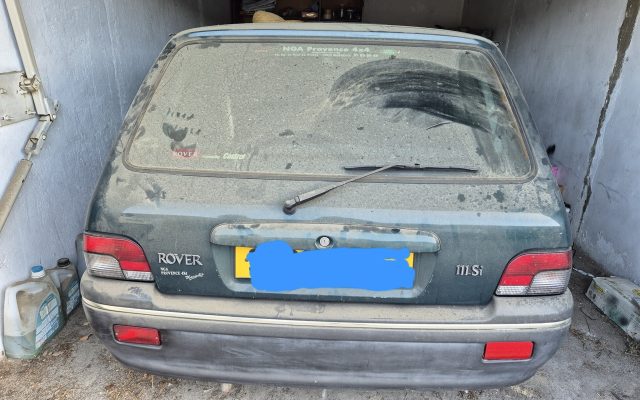 Rover 111 Si, 42.000 kms, à redémarrer