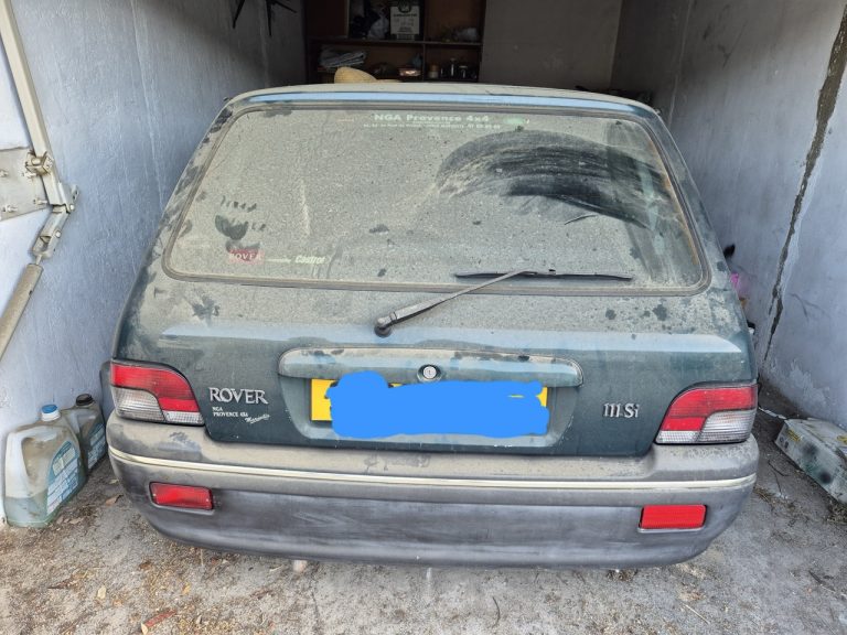 Rover 111 Si, 42.000 kms, à redémarrer